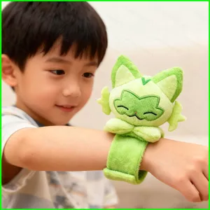 PS1 Pokemon Sprigatito Plushie Hoạt Hình Dễ Thương Sang Trọng Tát Vòng Tay Quà Tặng Cho Trẻ Em SP1