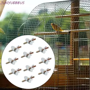 JUNYUE88US Lồng Gắn Vít, M6 Ren Ba Chiều Dài Đa Năng Chốt Bộ, Đa Năng Có Vòng Đệm Kim Loại Bền Chính Xác Ren Phần Cứng Thay Thế Hamster Môi Trường Sống