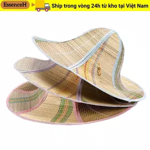 ESSENCEH Mũ Rơm Di Động Nữ Tấm Che Lớn Chống Tia UV Vành Rộng Mũ Người Cá