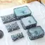 FAVORITEGOODS 6 Chiếc Vali Du Lịch Sắp Xếp, Bộ Quần Áo Giày Du Lịch, Vali Du Lịch Di Động Túi Trang Điểm Kích Thước Lớn