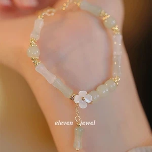 Mới Phong Cách Trung Quốc Thêm Hoa Vòng Tay Nữ Phong Cách Trung Hoa Vòng Tay Tre Cho Bạn Gái Retro Niche Vòng Tay Quà Tặng Nhẹ Nhàng 6HXF
