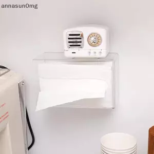 AA Nhựa Treo Tường Hộp Đựng Khăn Giấy Tự Dính Đấm Giấy Miễn Phí Giá Đỡ Mặt Trên Xuống Tiết Kiệm Không Gian Khăn Ăn Hộp Đựng Phòng Tắm VN