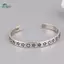 Springevenstar Màu Bạc Pupular Phong Cách Hàn Quốc Ngôi Sao Lắc Tay Cho Nữ Thời Trang Đơn Giản Mở Tay Trang Sức Tiệc Springevenstar