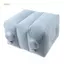 PNPIA- Gối tựa chân bơm hơi PVC Chuyến bay ngủ tựa chân Gối 3 lớp Chiều cao có thể điều chỉnh Xe buýt Du lịch Chân gối