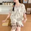 Đồ Ngủ Bộ Đồ Mặc Nhà Ngủ Thoải Mái Đơn Giản Instagram Hoạt Hình Rộng Rãi Bông Mây Mẫu Mới Mùa Hè Năm 2025 Cho Nữ