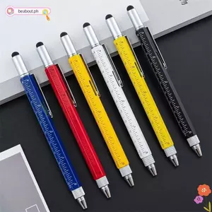 BEABOUT Bút tuốc nơ vít đa chức năng, Bút công cụ Logo tùy chỉnh bằng kim loại, Chức năng tuốc nơ vít Đa chức năng Khắc Laser Bút bi Đồ dùng học tập
