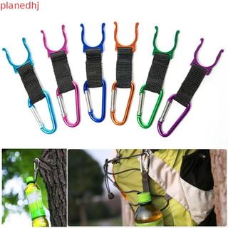 Khóa chai nước lập kế hoạch, Móc treo ba lô bằng nhôm Giá đỡ ấm đun nước, Móc treo Nylon D-Ring Carabiner mang theo chai nước Kẹp móc dụng cụ du lịch