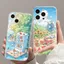 Vỏ chó con dòng dưa hấu mùa hè dễ thương cho Samsung Galaxy A12 A13 A14 A04 A04E A05 A05S A34 A35 A25 A24 Vỏ họa tiết động vật hoạt hình trong suốt Silicon mềm trong suốt