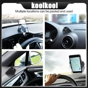 Bảng điều khiển ô tô Kool Gắn giá đỡ điện thoại Giá đỡ điện thoại di động Kẹp ổ cắm khí