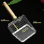 HL Cat Litter Xẻng Thép không gỉ Tay cầm bằng gỗ Dễ dàng rỉ sét Có thể giặt được Mèo con Muỗng Vệ sinh Nhà vệ sinh Xẻng Dụng cụ LMWU