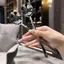 HL Thìa Inox Hàn Quốc Tay Cầm Dài Bộ Đồ Ăn Thiên Khuấy Thìa Đá Bữa Ăn Thìa Hộ Gia Đình Ăn Tối Thìa LMWU