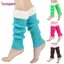 BORAGETE 80s 90 Chân Ấm Áp, Trang Phục Halloween Đảng Thể Thao Yoga Vỏ Chân Gân Neon, Mùa Thu Đông Y2K Bông Tai Kẹp Giày Nhật Bản Cho Nữ & Bé Gái