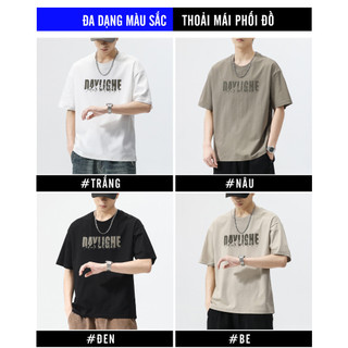 COD (Giao hàng trong 24 giờ)Áo Thun Nam Cotton Mùa Hè 2025 – Thiết Kế Rộng Rãi, Thoải Mái, Phong Cách Trẻ Trung
