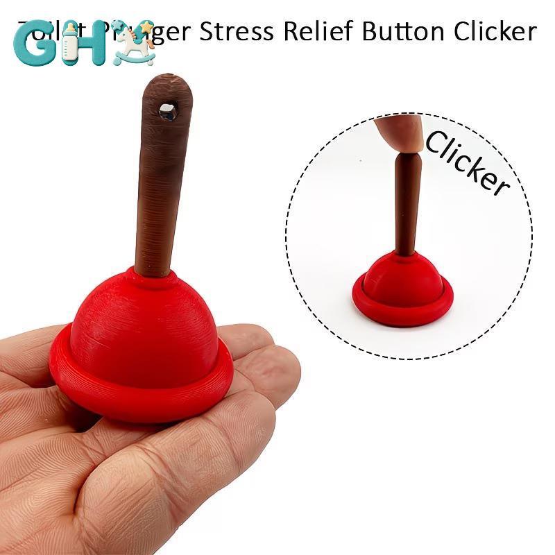 GHX Giảm Lo Âu Acorn Thư Giãn Clier Fidget Đồ Chơi Bấm Nút 1PC Có Móc Khóa Cho Sinh Viên Văn Phòng Trẻ Em VN