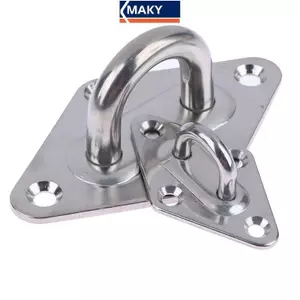MAKY 1 M5 M6 M8 M10 304 Thép không gỉ Trần Treo Tường Móc Neo Hạng Nặng Tấm Mắt Cho Thuyền Yoga Xoay Võng VN