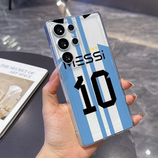 Bóng đá hợp thời trang Không. 10 Thích Hợp Cho Samsung A12 A255G S22ULTRA A56 A51 S26ULTRA A05S A14 A545G S23PLUS Ốp Mềm Chống Va Đập Bốn Góc Cạnh Mềm