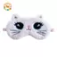 CANAMEK Dễ Thương Koala Trẻ Em Mặt nạ Ngủ Hoạt Hình 3D Mắt Bịt Mắt Sang Trọng Anime Mặt nạ Mắt Ngủ Du Lịch Ban Nhạc Mắt Bóng Còn Lại Miếng Dán Mắt CSF