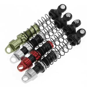 2 Chiếc Kim Loại 80 Mm 90 Mm Giảm Chấn Cho 1 / 10 RC Xe Bánh Xích Xe Trục SCX10 RBX10 Traxxas TRX4 D90 Nâng Cấp Phần Phụ Kiện