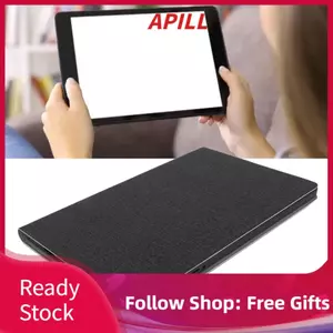 Apill Vỏ bảo vệ máy tính bảng Da PU có chức năng chân đế Bao bọc toàn bộ Vỏ mỏng siêu nhẹ cho T50 PRO (Đen)