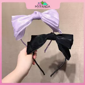 Viền nơ màu trơn thoải mái MYPANDA dành cho nữ Lý tưởng cho mùa xuân và mùa hè.