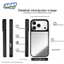 Ốp điện thoại từ tính gương hoa tươi đơn giản cho iPhone 17 Pro Max 16 15 14 Plus 13 12 11 17 Vỏ khí Vỏ bảo vệ chống sốc