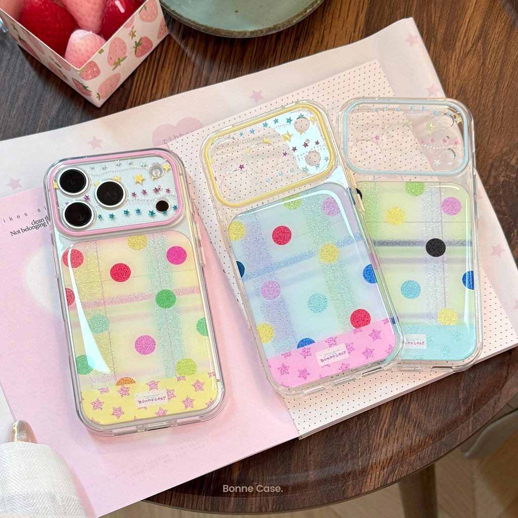 Ốp lưng iPhone mạ vàng cắt dán Dopamine phù hợp cho iPhone 17 Pro Max, 17, 16, 15, 14, 13, vỏ bảo vệ chống rơi P11C