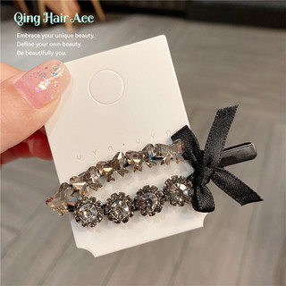 Kẹp Tóc Nữ Mỏ Vịt Ánh Sáng Sang Trọng Kim Cương Giả Cao Cấp, Kẹp Phẳng Mũ Đội Đầu Mùa Hè
