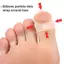 2 Chiếc Gel Silicon Thumb Corrector Bunion Foot Toe Hallux Valgus Protector Separator Finger Straightener Điều Chỉnh