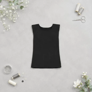 Áo Vest Búp Bê Thu Nhỏ Vai Rộng Áo Không Tay Top Bề Mặt Đồng Bằng Đồ Búp Bê