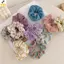 < YEI > 10 Cái Dây buộc tóc lưới nghiền tươi hợp thời trang Vải thun Dây buộc tóc Phụ kiện tóc dễ thương cho bé gái Quà tặng sinh nhật mới