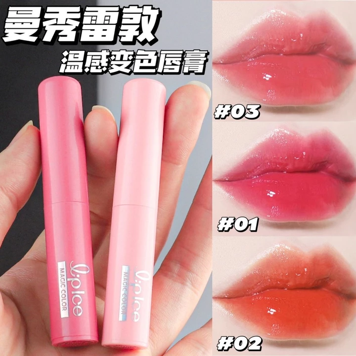 son dưỡng môi Mentholatum Son Dưỡng Môi Đổi Màu Nữ Dưỡng Ẩm Ẩm Không Dễ Phai Màu Không Dễ Dính Cốc Son Môi Chống Thấm Nước Bóng Đặc Biệt