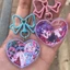 Anime Trò Chơi NEEDY GIRL OVERDOSE Mưa Ame KAnge Cosplay Móc Khóa Acrylic Trái Tim Móc Khóa Mặt Dây Chuyền Cặp Đôi Túi Phụ Kiện Chìa Khóa