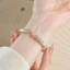 Hoa Lê Và Begonia Mới Phong Cách Trung Hoa Mạ Vàng Men Màu Rỗng Mở Vòng Tay