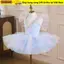 SUNKISSD Trẻ Em Đầm Ballet, Đầm Dự Tiệc Ba Lê Puffy Tutu, Trang Phục Khiêu Vũ Kim Sa Lấp Lánh Hiện Đại Thời Trang Trẻ Em