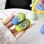 Ốp Tai Nghe Cho Airpods 4 Pro 3 2 Màu Sắc Tương Phản Dễ Thương Chó Con Họa Tiết TPU Mềm Chống Sốc Bluetooth Tai Nghe Không Dây Vỏ Bảo Vệ Chống Mất