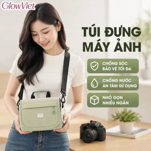 Túi Đựng Máy Ảnh Đeo Chéo Chống Sốc Chống Nước Nhiều Ngăn Cho Máy Ảnh Mirrorless Nhỏ