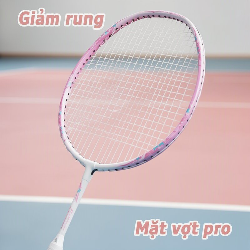 Bộ Vợt Cầu Lông Khung Nhôm Siêu Nhẹ Kèm 3 Quả Cầu Cho Người Mới Chơi Người Lớn Màu Đẹp