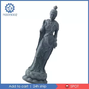 Tượng Quan Âm Trang Trí Tượng Phật Nữ Điêu Khắc Cho Phòng Ngủ Cây Cảnh Để Bàn