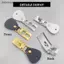 # HB # PU Leather Turn Lo Clasps Phần cứng kim loại vàng nhẹ cho túi xách trẻ em DIY Craft Dự án thú vị.