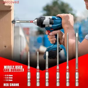 Bộ tuốc nơ vít điện 3 / 6 CODECOVED, Đầu lô từ tính mạnh có độ cứng cao, có dấu hiệu 65mm 100mm Mũi tuốc nơ vít chuôi lục giác chống trượt
