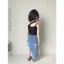 Influencer Quần Áo Trẻ Em Bé Gái Váy Denim Mùa Hè 2024 Phong Cách Mới Trẻ Em Phong Cách Phương Tây Châu Âu Mỹ Váy Hông Phiên Bản Hàn Quốc Váy