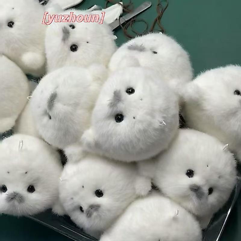 [yuzhoun] Búp bê con dấu dễ thương Mặt dây chuyền đồ chơi sang trọng Mô phỏng Đồ chơi đại dương Con dấu lưu niệm Mặt dây chuyền Quà tặng Túi búp bê Mặt dây chuyền