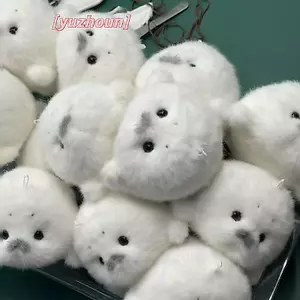 Búp bê con dấu dễ thương Mặt dây chuyền đồ chơi sang trọng Mô phỏng Đồ chơi đại dương Con dấu lưu niệm Mặt dây chuyền Quà tặng Túi búp bê Mặt dây chuyền
