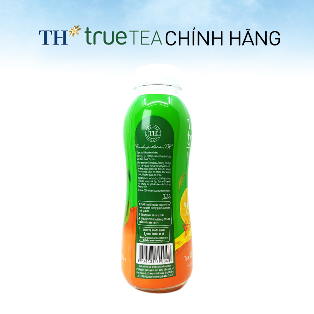 Thùng 24 chai Trà Tắc Tự Nhiên TH true TEA 350 ml
