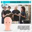 Làm Đẹp Nối Mi Thực Hành Đầu Tập Trang Điểm Thẩm Mỹ Silicon Mềm Đầu Mannequin Manikin Có Lỗ Gắn