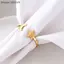 {AKIN} Khăn Ăn Nhẫn 4 Ngôi Sao Mặt Trăng Thủ Công Trang Trí Kim Loại Tối Giản Cho Bạn Bè Tập Hợp Trang Trí Bàn Ăn Thông Thường {a}