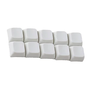 Niki 10 Chiếc Keycaps Nhựa Bề Mặt Mịn Phản Quang Keycap Bộ Kết Cấu Gốm Sứ