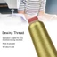 Sợi chỉ may polyester SMILE, Sợi chỉ may polyester cứng, Sợi chỉ thêu vàng bền để làm nhiệm vụ thủ công