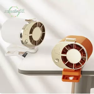 Quạt Mini Kẹp CATMALLER88, Quạt Kẹp Eo 3 Tốc Độ Đa Năng, Di Động 360° Quạt điện có thể sạc lại tiếng ồn thấp có thể xoay được cho ô xe đạp