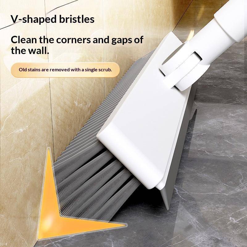 [DCP] Cây Chà Sàn Nhà Tắm Đầu Chổi Chữ V Xoay 180 Độ GODA, Chổi Cọ Sàn Kiêm Gạt Nước 3 Trong 1 Đa Năng